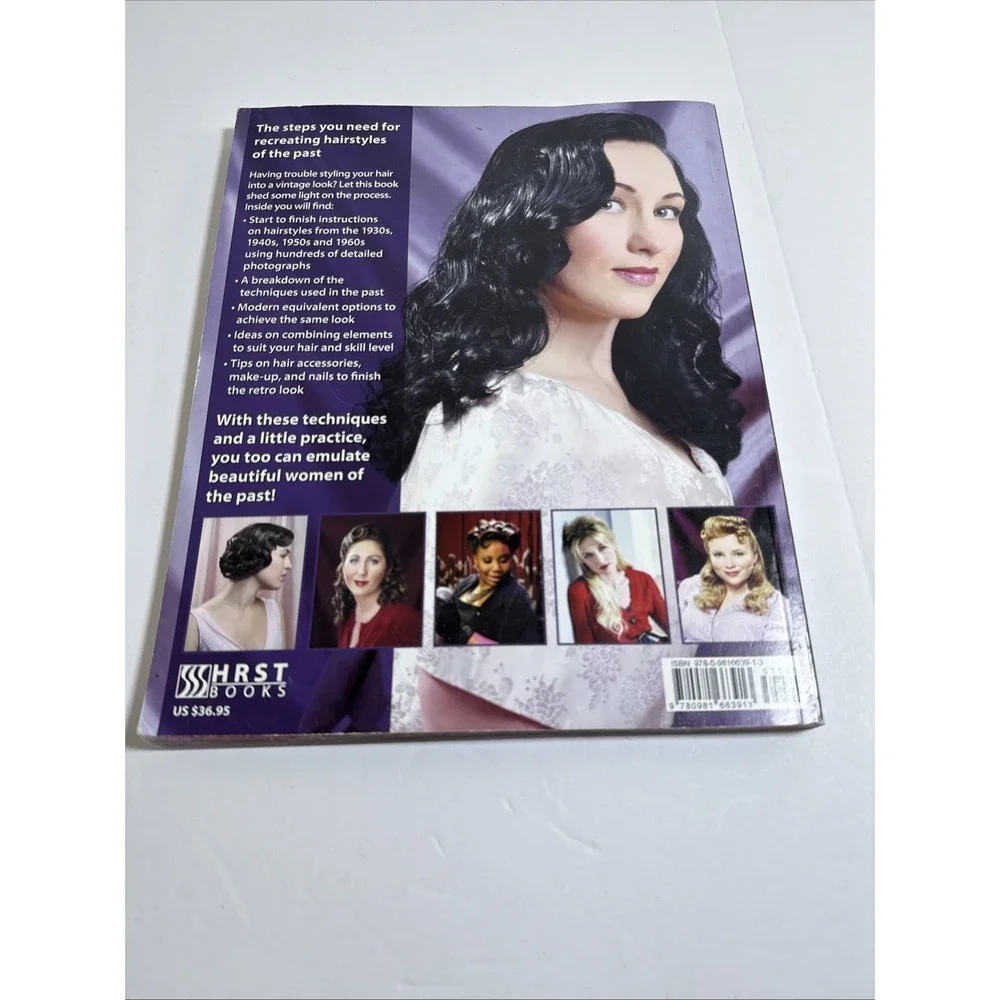 Vtg Hairstyling Retro Styles Step-By-Step Techniques by Lauren Rennells 2nd Ed.
